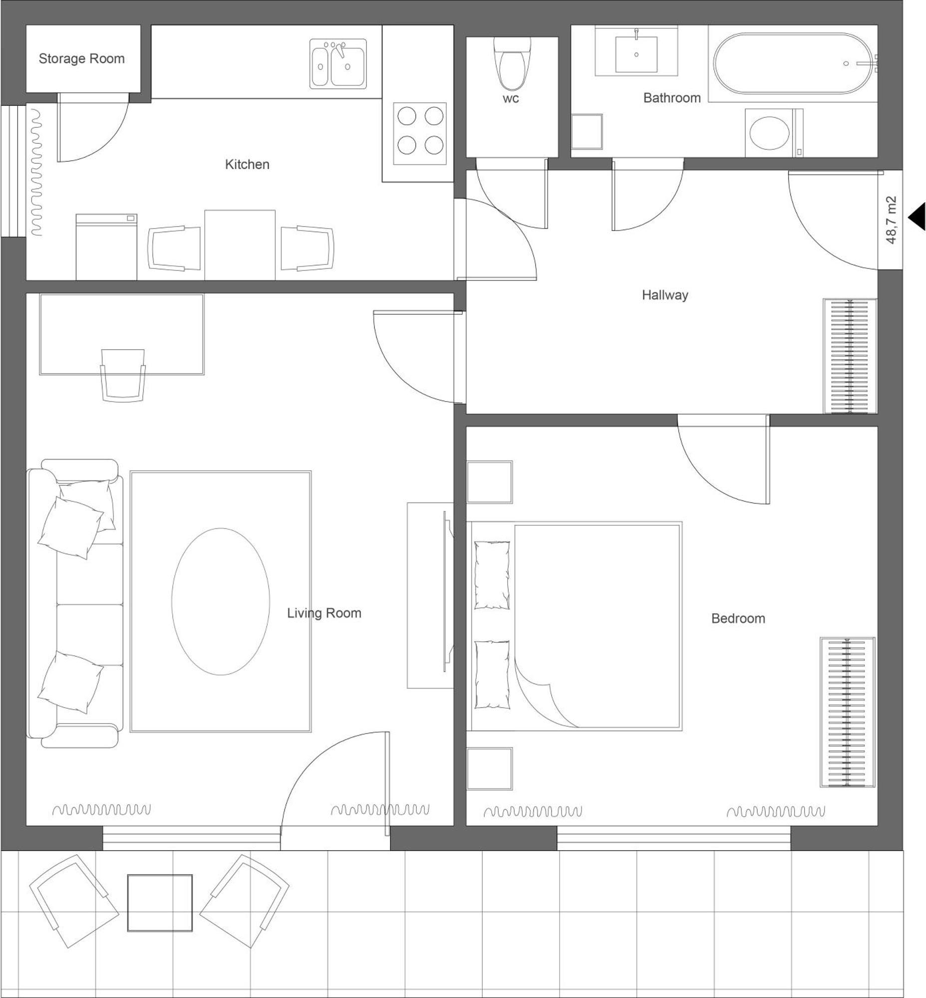 ברטיסלאבה New Colorful Apartment With Big Balcony מראה חיצוני תמונה
